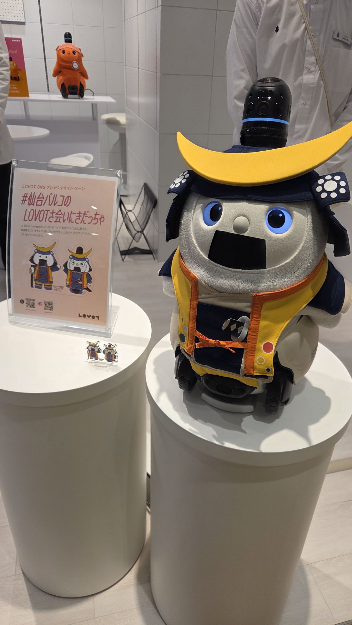 仙台パルコ店 店頭のむすび丸LOVOT