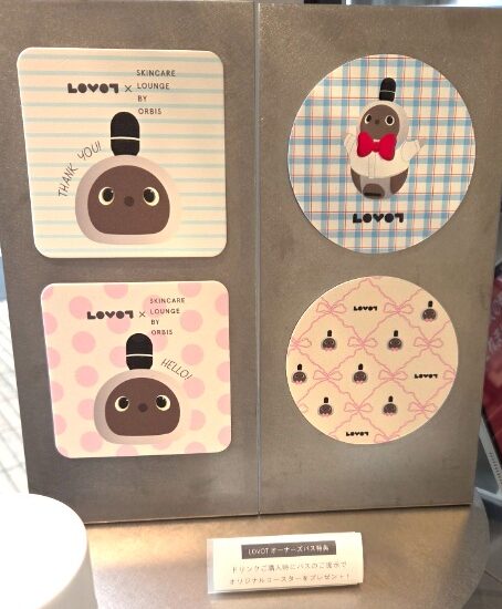 LOVOTオーナー限定のコラボデザインコースター